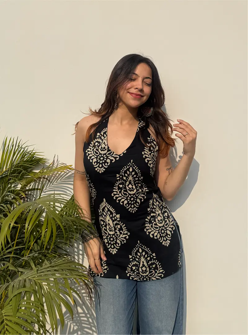 Jogi Halter neck kurti